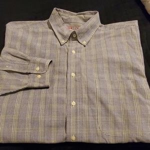 Men Pacific Coast Highway Button Down Shirt Size Medium Blue/White/Green‎